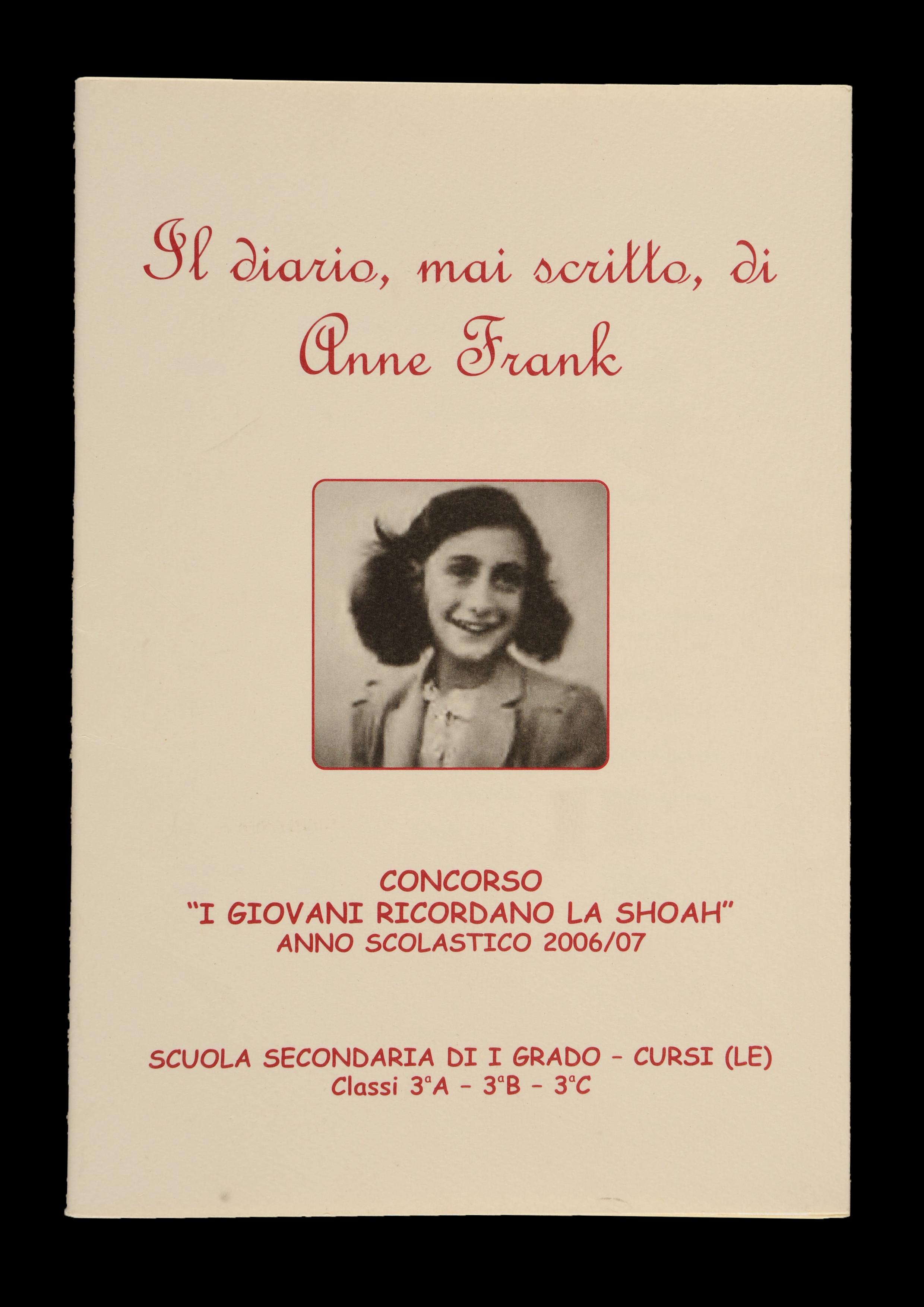 diario anna frank liceo, Appunti di Italiano